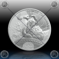 1oz JUŽNA KOREJA 1 CLAY 2021 (CHIWOO CHEONWANG) UNC